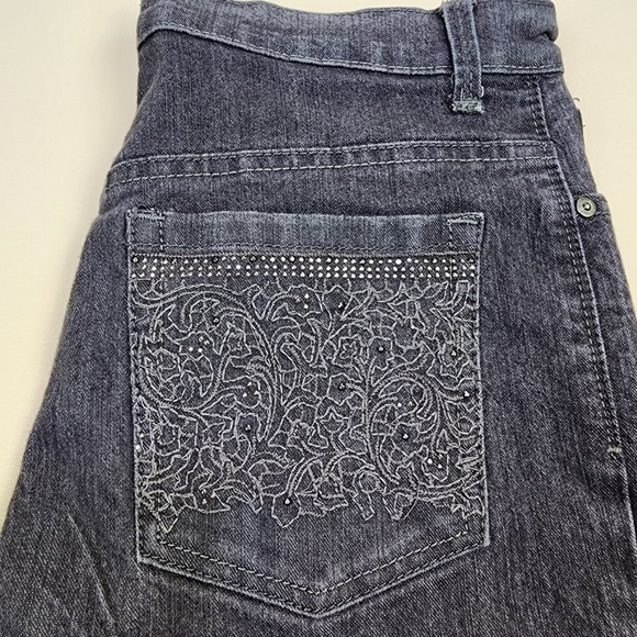 Gloria Vanderbilt, Amanda Jeans, Size 8P Embellished Pockets Petite Denim, women - Picture 1 of 15